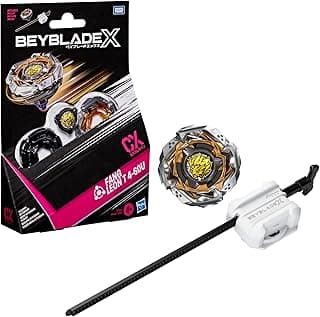 Beyblade X Fang Leon T 4-60U CX Starter Pack Set, Takara Tomy Balance Type Top and Launcher