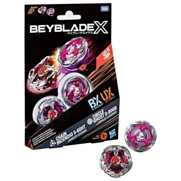 Beyblade X Chain Incendio 5 60ht Circle Ghost 0 80gb Dual Pack Set