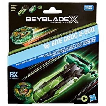 Beyblade X Deluxe String Launcher And Custom Grip Set