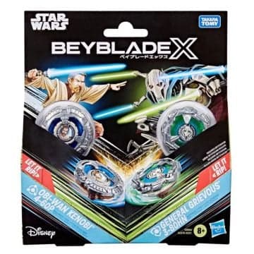 Beyblade X Star Wars Collab Obi Wan Kenobi 4 60p Vs General Grievous 3 80hn